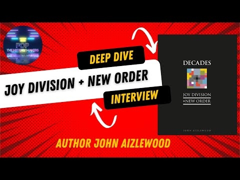 Title card for John Aizlewood discussing Joy Division, New Order