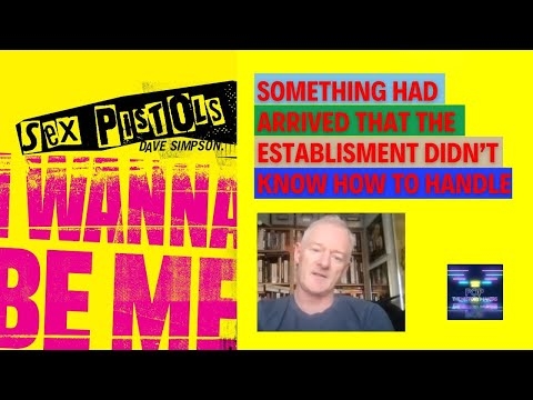 Title card for Dave Simpson discussing The Sex Pistols