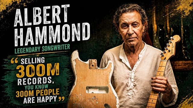 Albert Hammond SINGER SONGWRITER. He wrote the songs - from Whitney, to Diana Ross, to Tina Turner