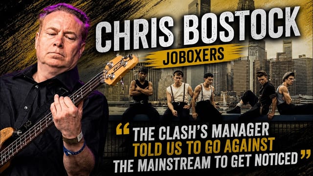 Chris Bostock; Playing with JoBoxers, Paul Weller and Dave Stewart; The life of a Bass Guitar Player