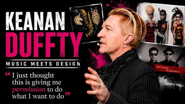 Designer Keanan Duffty; Fashion meets Music, David Bowie, Sex Pistols; The University of Failure