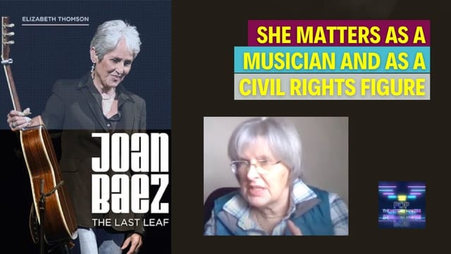 JOAN BAEZ; Singer, Songwriter, Activist, The Last Leaf - a book by  Elizabeth Thomson