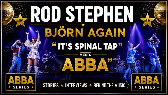 Rod Stephen of Björn Again; ABBA cover band who played for Putin, the Queen & helped ABBA come back