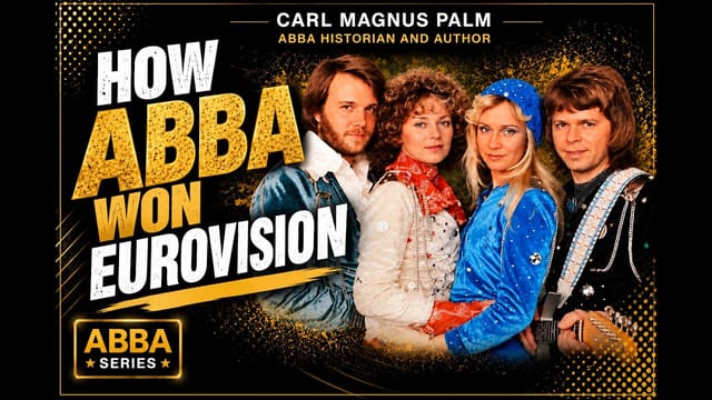 The story of how ABBA won EUROVISION 50 years ago; Carl Magnus Palm